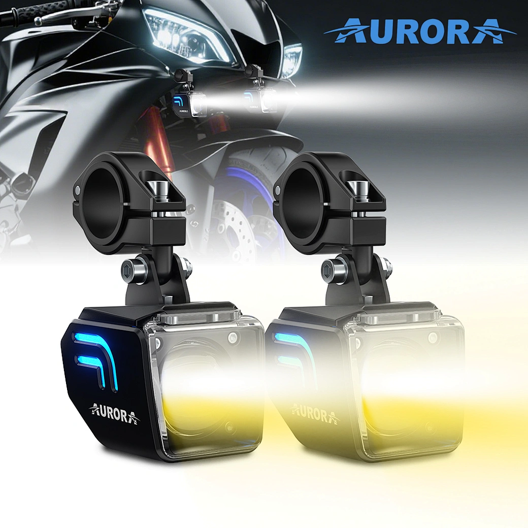 Aurora New Arrival 2 inch Motorcycle Light Spot Driving Light for Motor Bike Off